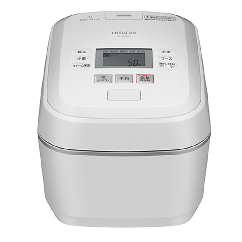 Pc Trust Hitachi 日立 Rz V100em W フロストホワイト 沸騰鉄釜 ふっくら御膳 5 5合 圧力 スチームih炊飯器 内釜6年保証 送料無料 沖縄県を除く フロストホワイト 家電製品