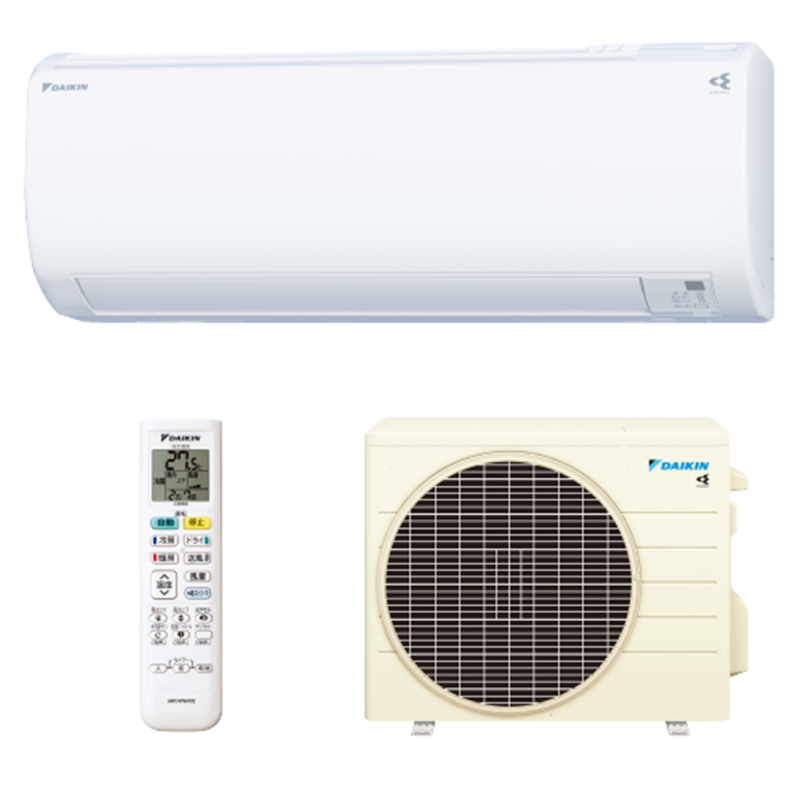 DAIKIN ダイキン S223ATES-W (F223ATES-W) ルームエアコン(室内機/室外機セット) Eシリーズ 23年モデル 主に6畳  (沖縄県・離島は配送不可)