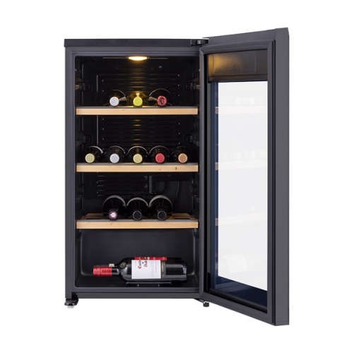 東芝 TOSHIBA GR-A100WS ワインセラー 96L 1ドア ブラック 右開き 送料無料(沖縄県・離島への配送不可)