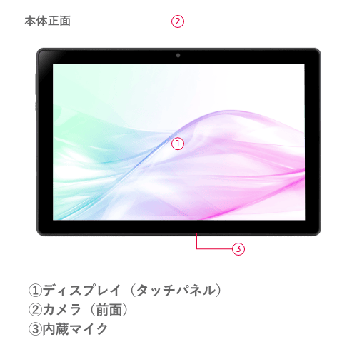 aiwa アイワ JA3-TBA1007 AB10L-2 10.1型WUXGA液晶 SIMフリー タブレット ブラック 送料無料(沖縄県・離島除く)