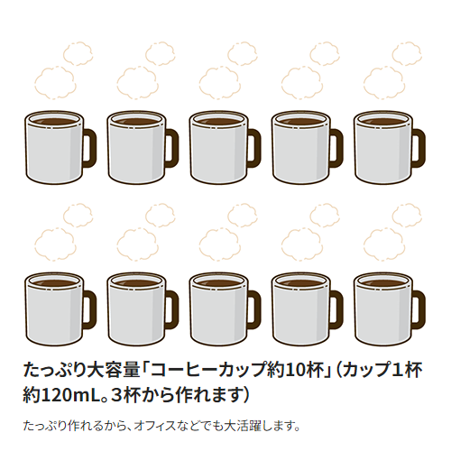 象印 EC-YS100-XB 珈琲通 コーヒーメーカー 3～10杯 送料無料(沖縄県・離島除く)