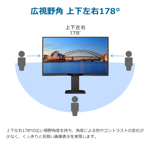 GREEN HOUSE GH-LCW24LH-BK 23.8型ワイド ADSパネル 液晶ディスプレイ フルHD対応 ノングレア ブラック 送料無料(沖縄県・離島除く)