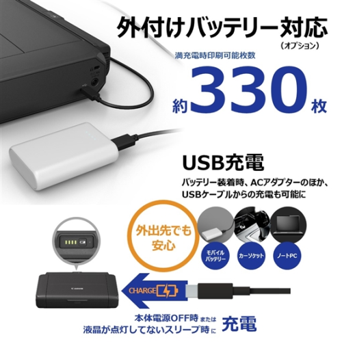 CANON TR153 A4 コンパクト モバイルプリンター 送料無料