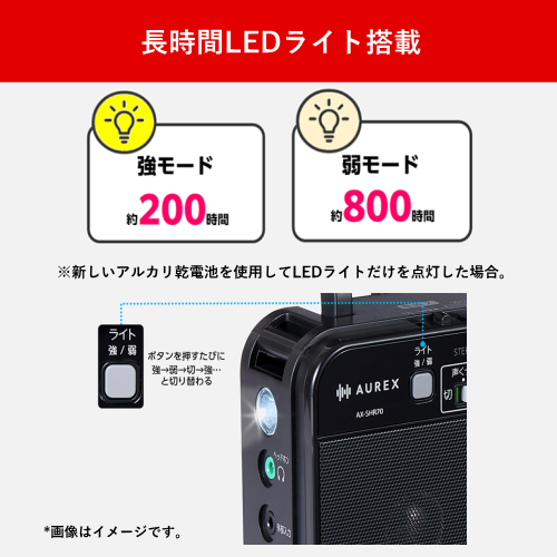東芝 AX-SHR70(K) AUREX LEDライト付き ステレオスピーカー ホームラジオ ブラック 送料無料(沖縄県・離島を除く)