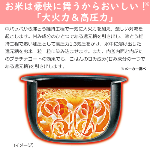 象印 NW-CA10-BA 圧力IH炊飯ジャー 極め炊き 5.5合 ブラック 送料無料(沖縄県・離島除く)