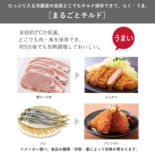 【標準設置費込】日立 R-HW49V(N) 冷蔵庫 両開き HWタイプ 485L ライトゴールド 送料無料(東京/神奈川/千葉のみ配送可能)