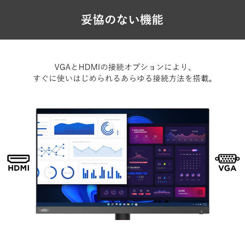 Lenovo 63DEKAR3JP ThinkVision S24i-30 23.8型 液晶モニター 送料無料(沖縄県・離島除く)