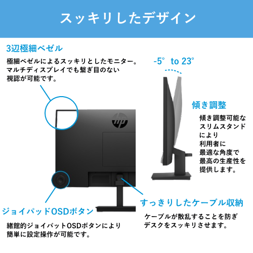 HP 9U5B0UT#ABJ HP Series 3 Pro 322pf 21.5インチ フルHD モニター 送料無料(沖縄県・離島を除く)