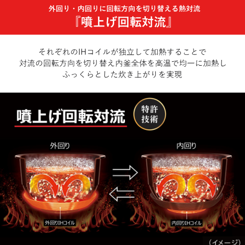 東芝 RC-10ZWA(K) 真空圧力IH炊飯ジャー 炎匠炊き 5.5合 グランブラック 炊飯器 送料無料(沖縄県・離島除く)