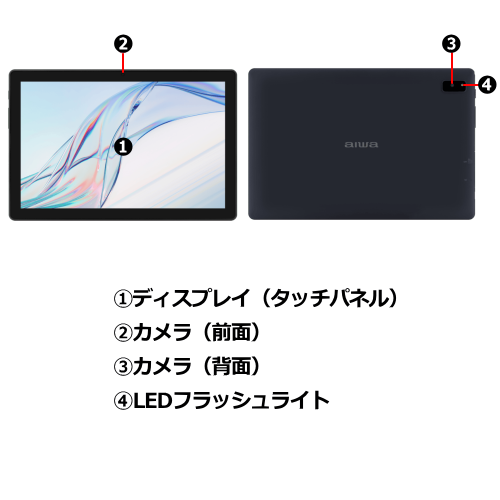 aiwa アイワ JA3-TBA1005 10.1型 SIMフリー タブレット 送料無料(沖縄県・離島除く)