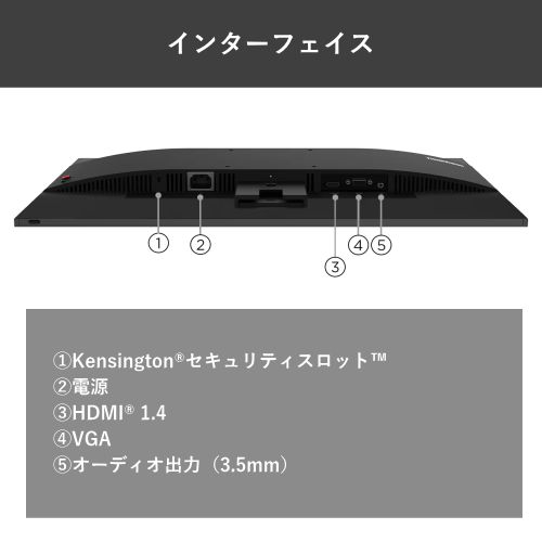Lenovo 63DEKAR3JP ThinkVision S24i-30 23.8型 液晶モニター 送料無料(沖縄県・離島除く)