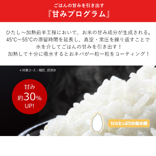 東芝 RC-10MGA(K) 真空圧力IH炊飯ジャー 炎匠炊き 5.5合 グランブラック 炊飯器 送料無料(沖縄県・離島除く)