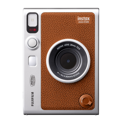 富士フィルム INSTAX mini Evo チェキ USB Type-C対応 ブラウン 送料無料(沖縄県・離島除く)