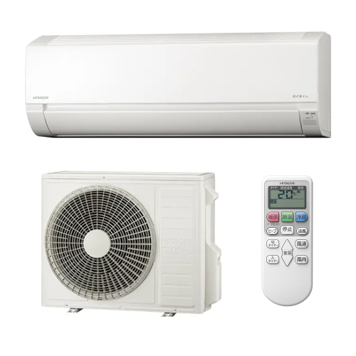 日立 RAS-AJ56R2-W 白くまくん ルームエアコン(室内機/室外機セット) AJシリーズ 2024年モデル 主に18畳用 (沖縄・離島は配送不可)