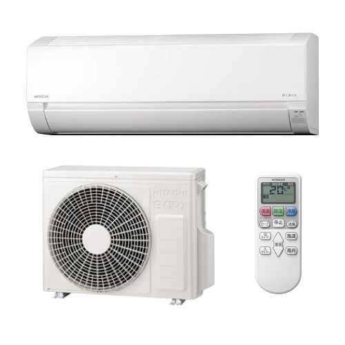 日立 RAS-AJ2525S-W 白くまくん ルームエアコン(室内機/室外機セット) AJシリーズ 2025年モデル 主に8畳用 (沖縄・離島は配送不可)