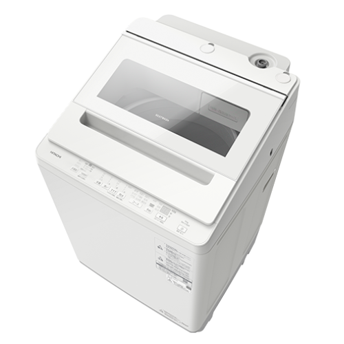 【標準設置費込】日立 ビートウォッシュ BW-V100P(W) タテ型洗濯機 10kg ホワイト 送料無料(東京/神奈川/千葉のみ配送可能)