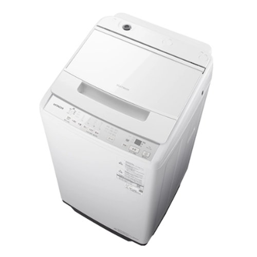 【標準設置費込】日立 ビートウォッシュ BW-V70P(W) タテ型洗濯機 7kg ホワイト 送料無料(東京/神奈川/千葉のみ配送可能)