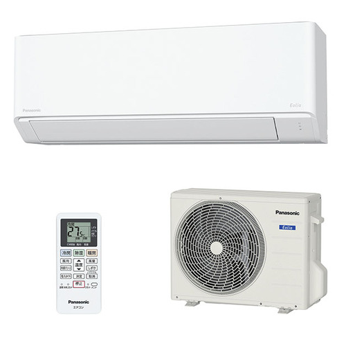 Panasonic CS-224DFL-W エオリア Fシリーズ (おもに6畳用) 24年モデル ルームエアコン(室内機/室外機セット) (沖縄県・離島は配送不可)