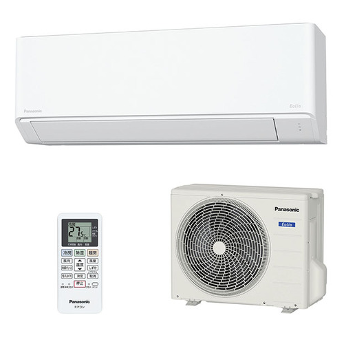 Panasonic CS-254DFL-W エオリア Fシリーズ (おもに8畳用) 24年モデル ルームエアコン(室内機/室外機セット) (沖縄県・離島は配送不可)