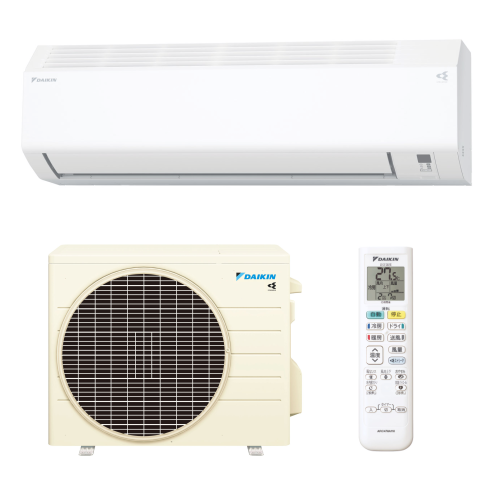 DAIKIN ダイキン S226ATES-W(R226AES)ルームエアコン(室内機/室外機セット) Eシリーズ 26年モデル 主に6畳 (沖縄県・離島は配送不可)