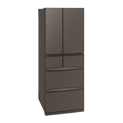 【標準設置費込】三菱電機 MR-WXD47LN-H 冷蔵庫 両開き 出し入れしやすいロータイプ WXDシリーズ 470L グランドアンバー グレー 送料無料(東京/神奈川/千葉のみ配送可能)