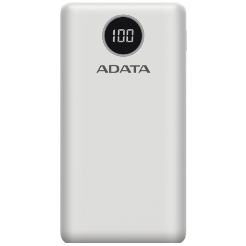 ADATA AP20000QCD-DGT-CWH Power Bank モバイルバッテリー 大容量 20000ｍAh 3ポート PD対応 ホワイト 送料無料