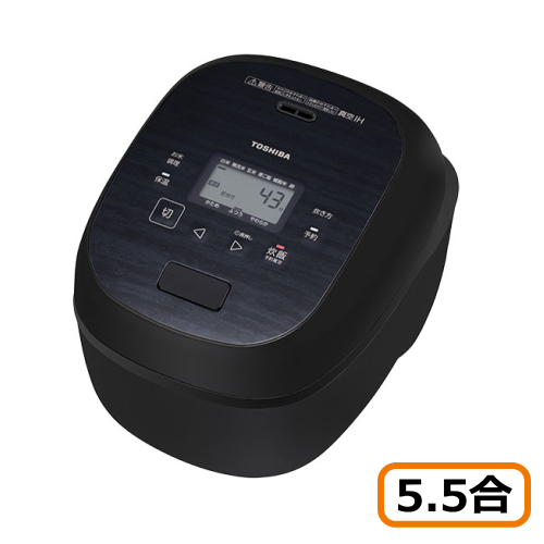 東芝 RC-10RXB (K) 真空IH炊飯ジャー 炎匠炊き 5.5合 グランブラック 炊飯器 送料無料(沖縄県・離島除く)