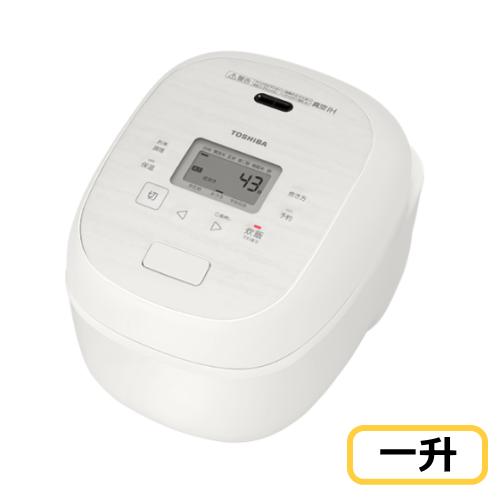 東芝 RC-18RXB(W) 真空IH炊飯ジャー 炎匠炊き 1升 グランホワイト 炊飯器 送料無料(沖縄県・離島除く)