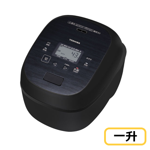 東芝 RC-18RXB(K) 真空IH炊飯ジャー 炎匠炊き 1升 グランブラック 炊飯器 送料無料(沖縄県・離島除く)
