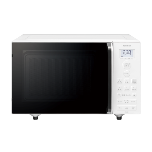 東芝 ER-20B-W オーブンレンジ コンパクトなフラット庫内モデル ホワイト 送料無料(沖縄県・離島を除く)