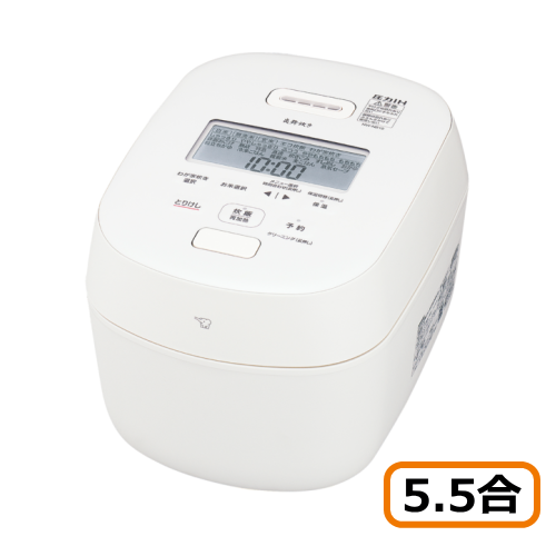象印 NW-NB10-WA ホワイト 5.5合炊き 圧力IH炊飯ジャー 炎舞炊き 豪炎かまど釜 送料無料(沖縄県・離島除く)