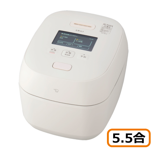 象印 NX-AB10-WZ 白 5.5合炊き 圧力IH炊飯ジャー 炎舞炊き 豪炎かまど釜 送料無料(沖縄県・離島除く)
