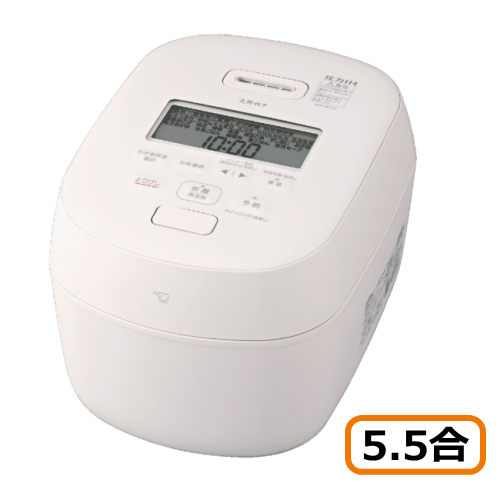 【こしひかり1合プレゼント】象印 NW-NC10-WA ホワイト 5.5合炊き 圧力IH炊飯ジャー 炎舞炊き 豪炎かまど釜 送料無料(沖縄県・離島除く)