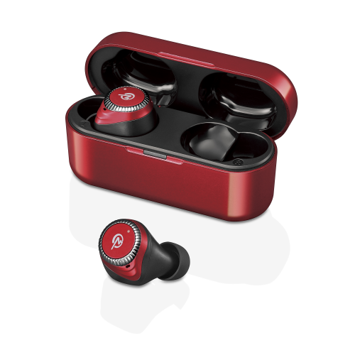 M-SOUNDS MS-TW33RD 両耳カナル型Bluetoothイヤホン 完全ワイヤレス レッド×ブラックシルバー 送料無料(沖縄県・離島を除く)