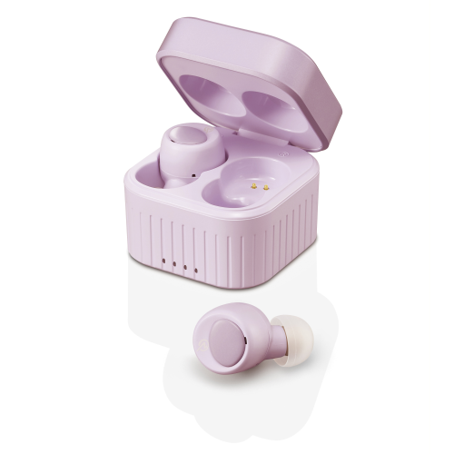 M-SOUNDS MS-TW23PU 両耳カナル型Bluetoothイヤホン 完全ワイヤレス Lavender Purple 送料無料(沖縄県・離島を除く)