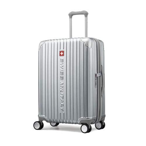 SWISS MILITARY CYGNUS シグナス スーツケース 73L メタルシルバー SM-A824 送料無料
