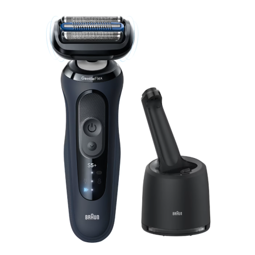 BRAUN ブラウン 53-B70000cc シリーズ5+ 充電式シェーバー ブルー 送料無料 (沖縄県・離島を除く)