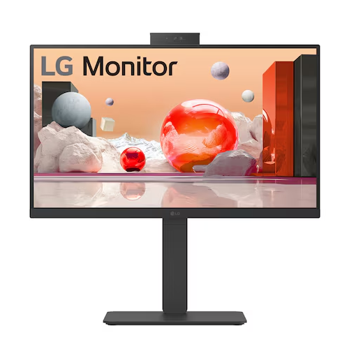 LG 24BA850-B 23.8型 USB-C ピボット 液晶ディスプレイ カメラ 多機能 ノングレア ブラック 送料無料(沖縄県・離島除く)