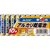 MITSUBISHI LR03N/10S アルカリ乾電池 単4形 10本パック