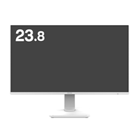 GREEN HOUSE GH-LCW24V-WH 23.8型ワイド 液晶ディスプレイ ノングレア ホワイト 送料無料(沖縄県・離島除く)