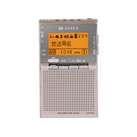 東芝 AX-PR40(N) AUREX LEDライト付き ポケットラジオ サテンゴールド 送料無料(沖縄県・離島を除く)