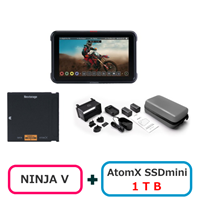 ATOMOS ME-NJV-SU22SB Ninja V 2022 SummerセットB 5.2インチ 1000nitモニター/レコーダー SSD1TB＆アクセサリーキット同梱 送料無料