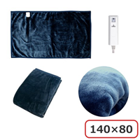 MORITA TMB-S14FM-BL 電気掛敷毛布 140×80 フランネル ブルー 送料無料(沖縄県・離島除く)