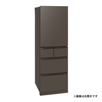 【標準設置費込】三菱電機 MR-MD45NL-H 冷蔵庫 左開き 置けるスマート大容量 MDシリーズ 451L フラットアンバー グレー 送料無料(東京/神奈川/千葉のみ配送可能)