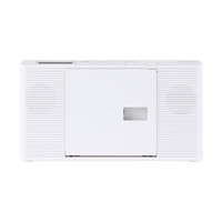 東芝 AX-CR40(W) AUREX スリムタイプCDラジオ ホワイト 送料無料(沖縄県・離島を除く)
