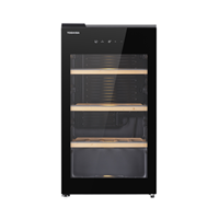 東芝 TOSHIBA GR-A100WS ワインセラー 96L 1ドア ブラック 右開き 送料無料(沖縄県・離島への配送不可)