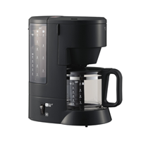 象印 EC-MA60-BA ドリップ方式 コーヒーメーカー ダブル加熱 高温抽出 1～6杯 ブラック 送料無料(沖縄県・離島除く)