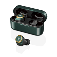 M-SOUNDS MS-TW33GN 両耳カナル型Bluetoothイヤホン 完全ワイヤレス グリーン×ゴールド 送料無料(沖縄県・離島を除く)