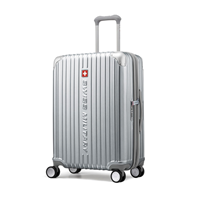 SWISS MILITARY CYGNUS シグナス スーツケース 73L メタルシルバー SM-A824 送料無料