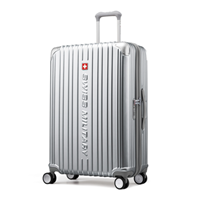 SWISS MILITARY CYGNUS シグナス スーツケース 98L メタルシルバー SM-A828 送料無料
